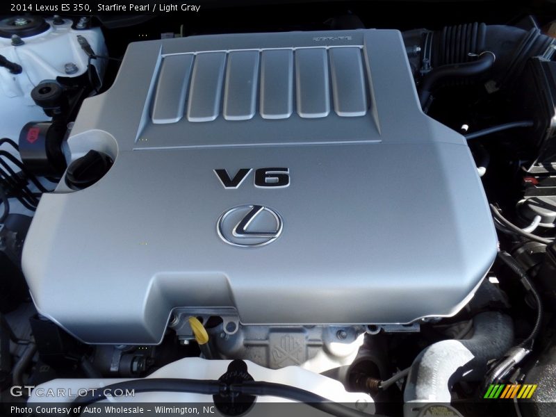Starfire Pearl / Light Gray 2014 Lexus ES 350