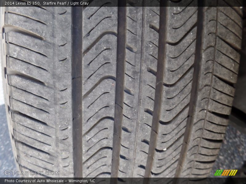 Starfire Pearl / Light Gray 2014 Lexus ES 350