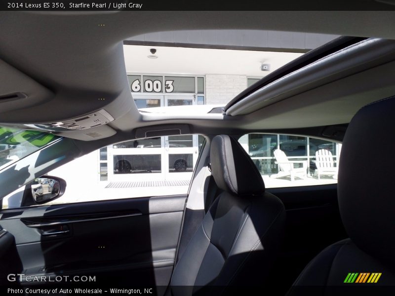 Starfire Pearl / Light Gray 2014 Lexus ES 350