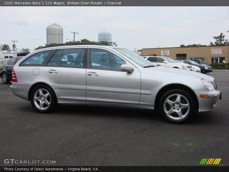 Brilliant Silver Metallic / Charcoal 2002 Mercedes-Benz C 320 Wagon