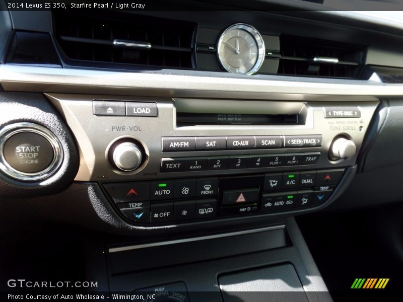 Starfire Pearl / Light Gray 2014 Lexus ES 350