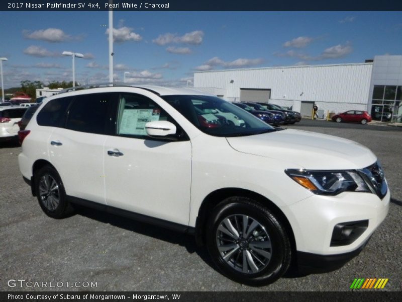 Pearl White / Charcoal 2017 Nissan Pathfinder SV 4x4