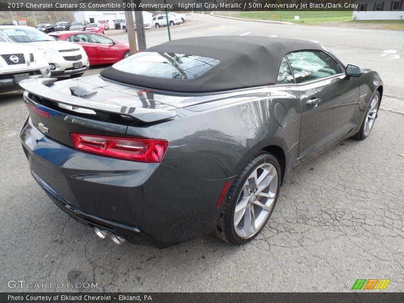 Nightfall Gray Metallic / 50th Anniversary Jet Black/Dark Gray 2017 Chevrolet Camaro SS Convertible 50th Anniversary