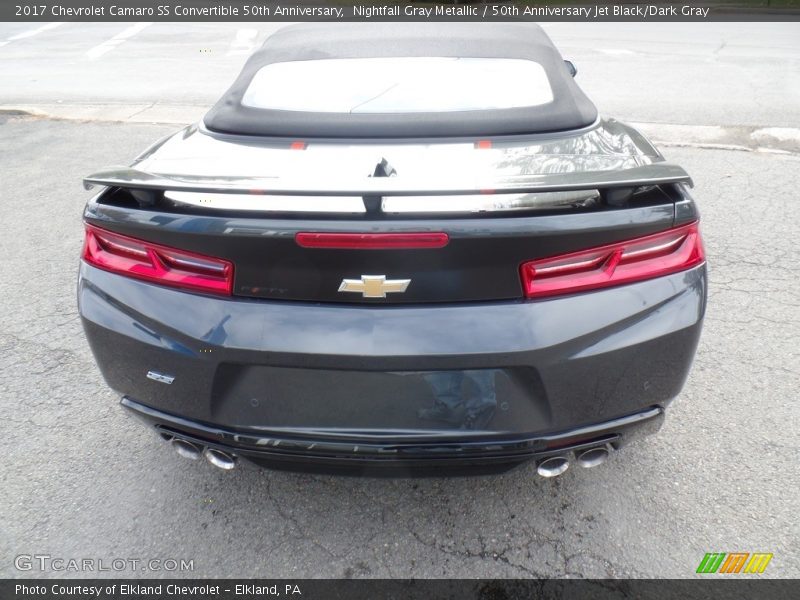 Exhaust of 2017 Camaro SS Convertible 50th Anniversary