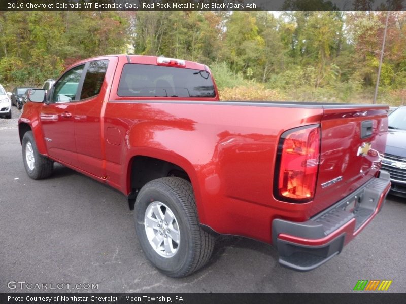 Red Rock Metallic / Jet Black/Dark Ash 2016 Chevrolet Colorado WT Extended Cab