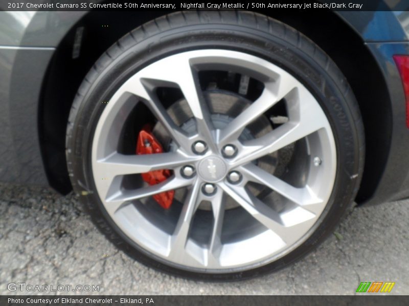 Nightfall Gray Metallic / 50th Anniversary Jet Black/Dark Gray 2017 Chevrolet Camaro SS Convertible 50th Anniversary