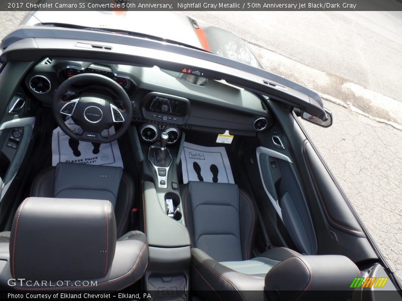 Front Seat of 2017 Camaro SS Convertible 50th Anniversary