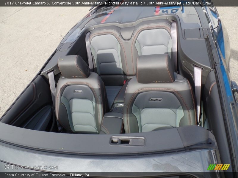 Rear Seat of 2017 Camaro SS Convertible 50th Anniversary