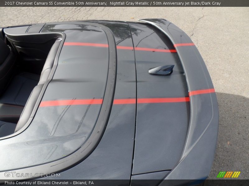 Nightfall Gray Metallic / 50th Anniversary Jet Black/Dark Gray 2017 Chevrolet Camaro SS Convertible 50th Anniversary