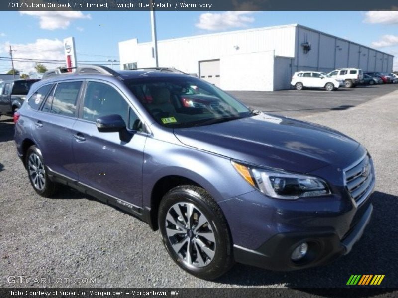 Twilight Blue Metallic / Warm Ivory 2017 Subaru Outback 2.5i Limited