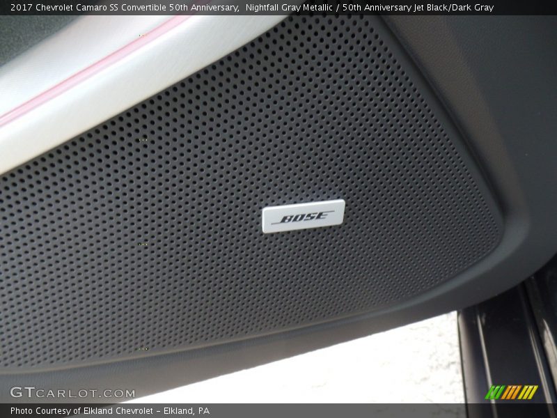 Nightfall Gray Metallic / 50th Anniversary Jet Black/Dark Gray 2017 Chevrolet Camaro SS Convertible 50th Anniversary