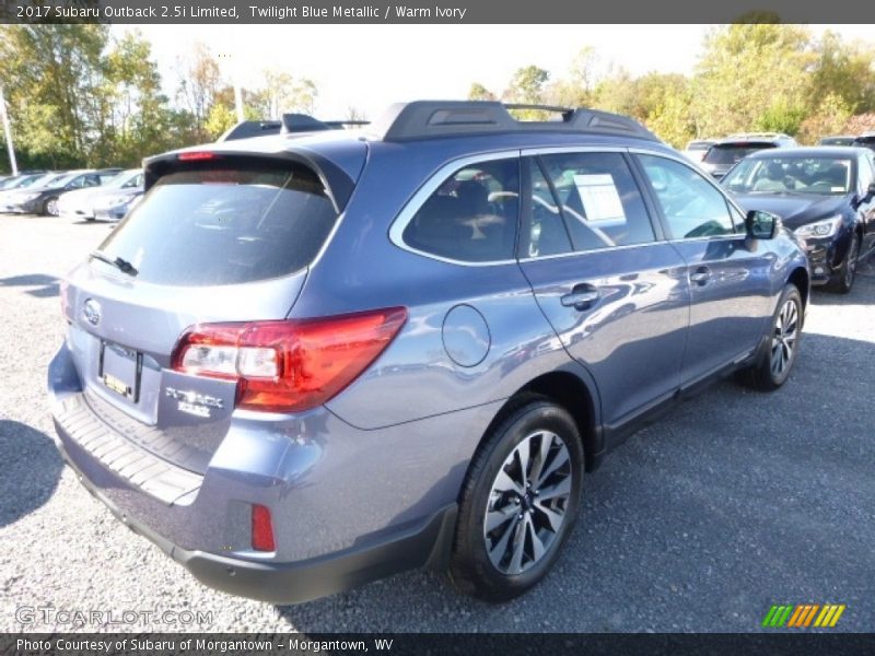 Twilight Blue Metallic / Warm Ivory 2017 Subaru Outback 2.5i Limited