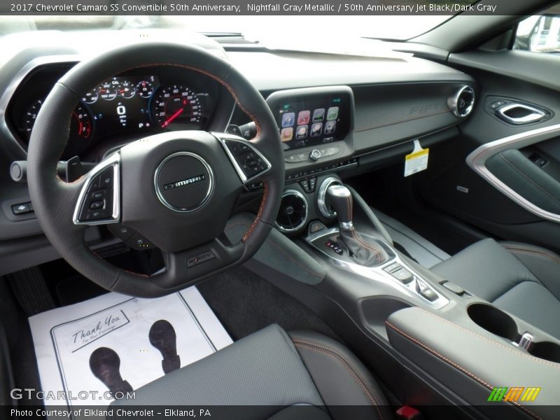 50th Anniversary Jet Black/Dark Gray Interior - 2017 Camaro SS Convertible 50th Anniversary 