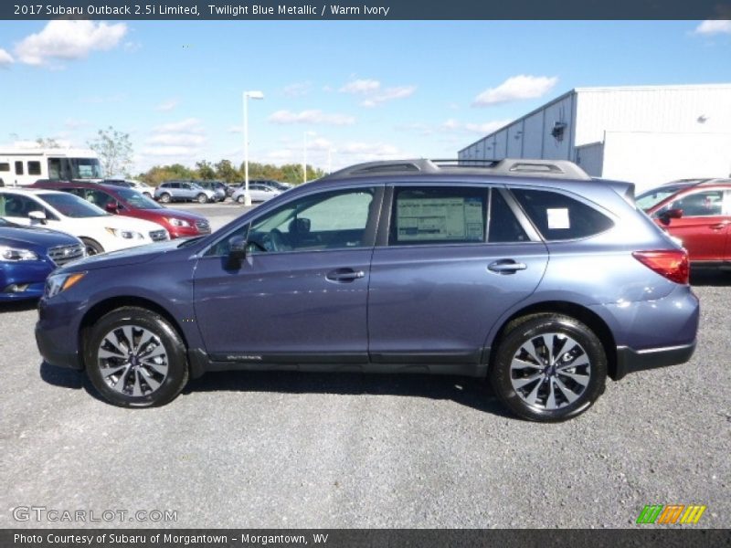 Twilight Blue Metallic / Warm Ivory 2017 Subaru Outback 2.5i Limited