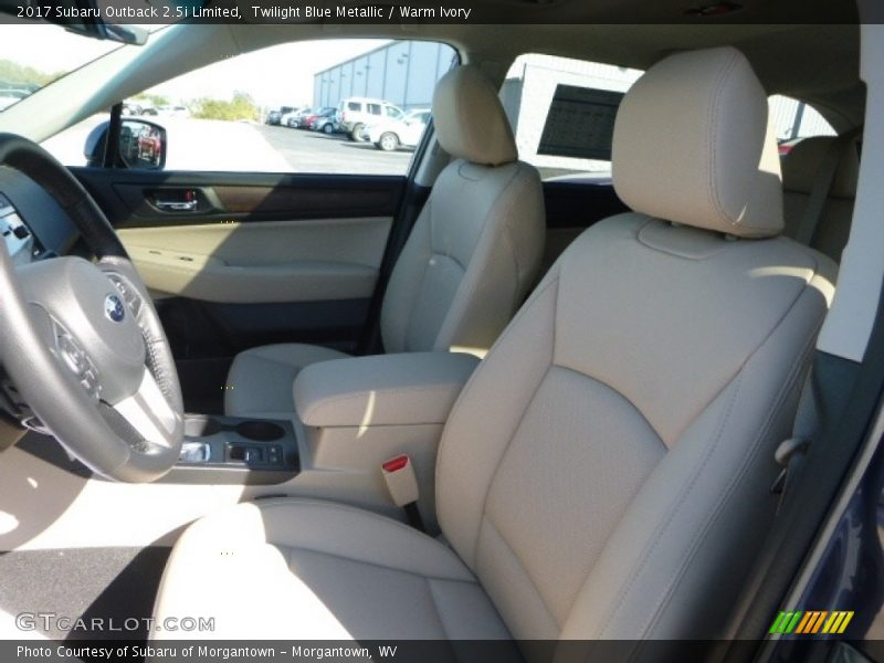 Twilight Blue Metallic / Warm Ivory 2017 Subaru Outback 2.5i Limited