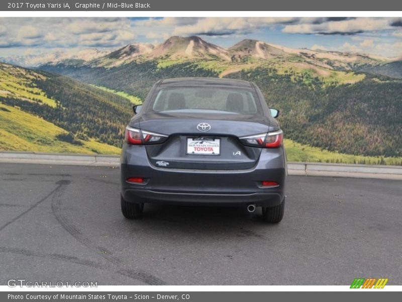Graphite / Mid-Blue Black 2017 Toyota Yaris iA