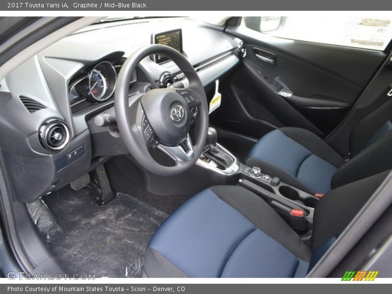 Graphite / Mid-Blue Black 2017 Toyota Yaris iA