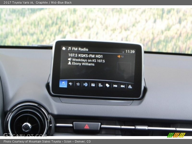 Graphite / Mid-Blue Black 2017 Toyota Yaris iA