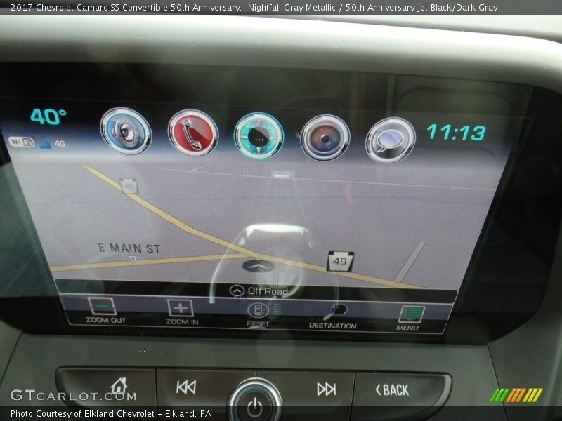 Controls of 2017 Camaro SS Convertible 50th Anniversary