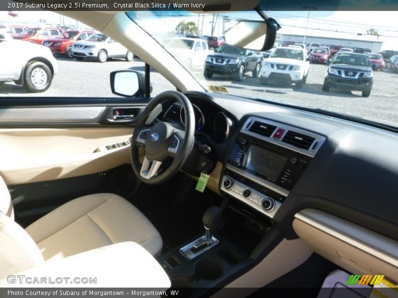 Crystal Black Silica / Warm Ivory 2017 Subaru Legacy 2.5i Premium