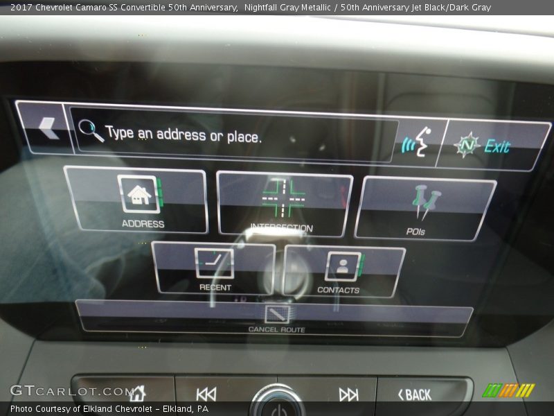 Controls of 2017 Camaro SS Convertible 50th Anniversary