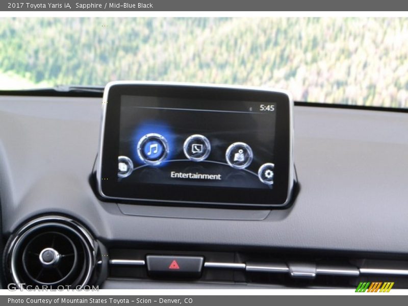 Sapphire / Mid-Blue Black 2017 Toyota Yaris iA