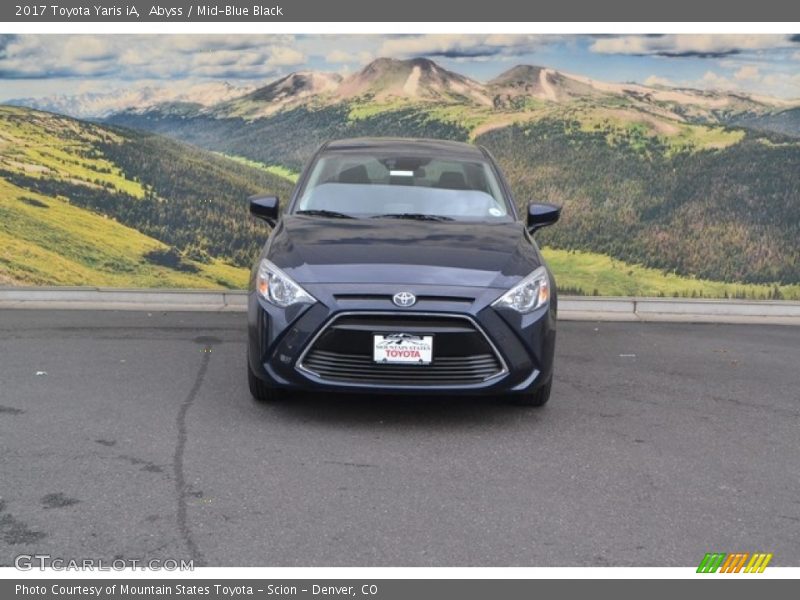 Abyss / Mid-Blue Black 2017 Toyota Yaris iA