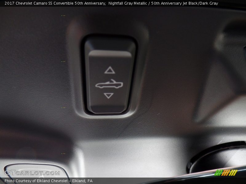 Nightfall Gray Metallic / 50th Anniversary Jet Black/Dark Gray 2017 Chevrolet Camaro SS Convertible 50th Anniversary