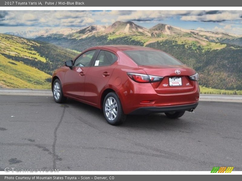Pulse / Mid-Blue Black 2017 Toyota Yaris iA