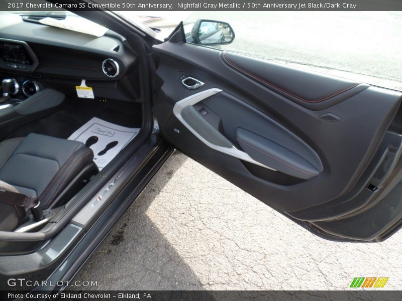Nightfall Gray Metallic / 50th Anniversary Jet Black/Dark Gray 2017 Chevrolet Camaro SS Convertible 50th Anniversary