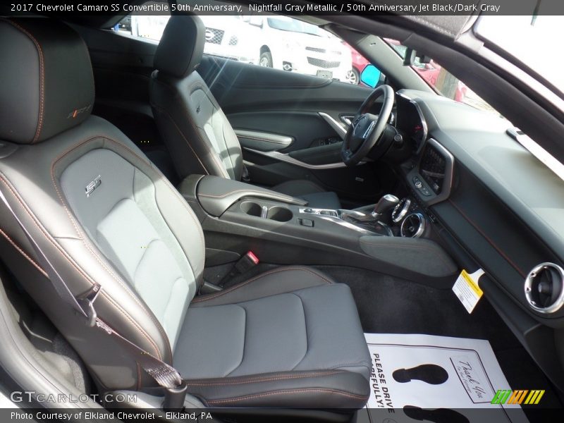 Nightfall Gray Metallic / 50th Anniversary Jet Black/Dark Gray 2017 Chevrolet Camaro SS Convertible 50th Anniversary