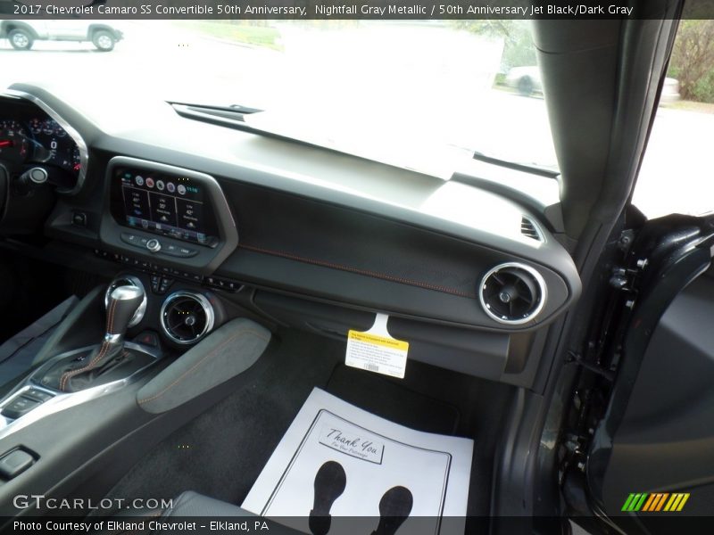 Dashboard of 2017 Camaro SS Convertible 50th Anniversary