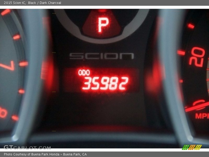 Black / Dark Charcoal 2015 Scion tC