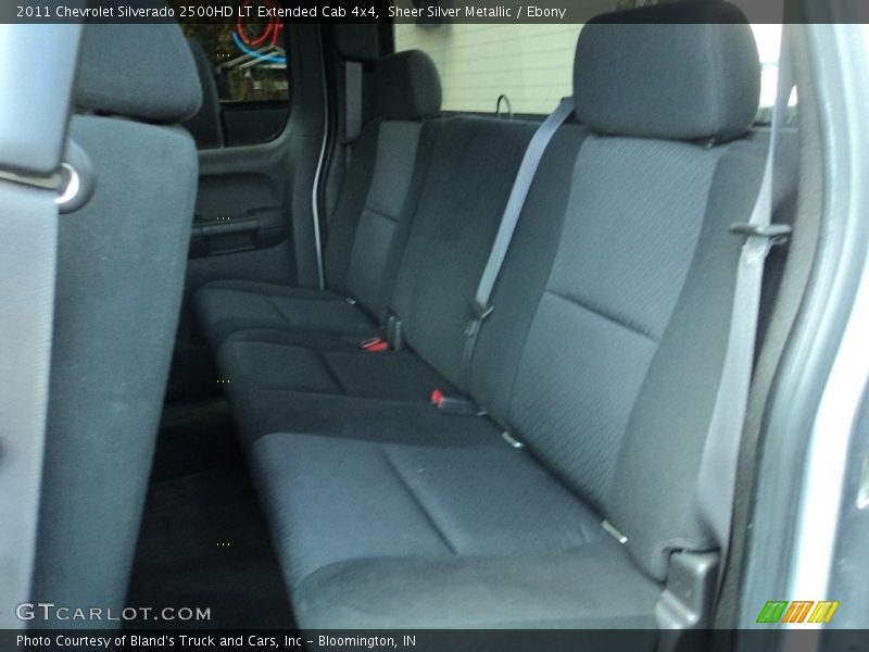 Sheer Silver Metallic / Ebony 2011 Chevrolet Silverado 2500HD LT Extended Cab 4x4