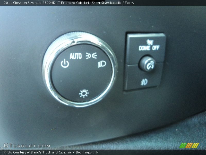 Sheer Silver Metallic / Ebony 2011 Chevrolet Silverado 2500HD LT Extended Cab 4x4