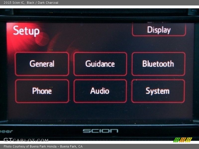Black / Dark Charcoal 2015 Scion tC