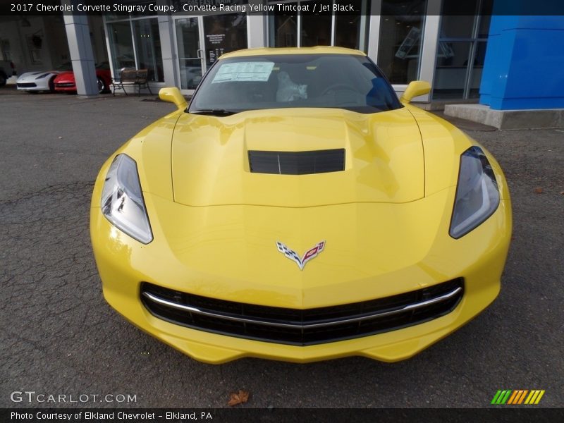 Corvette Racing Yellow Tintcoat / Jet Black 2017 Chevrolet Corvette Stingray Coupe