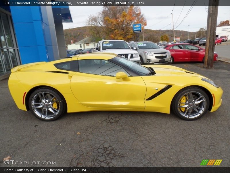  2017 Corvette Stingray Coupe Corvette Racing Yellow Tintcoat