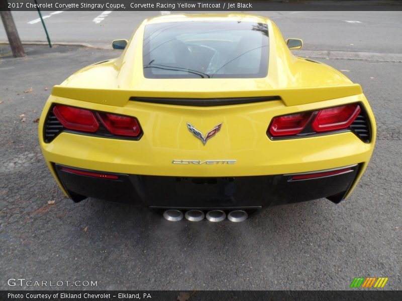 Exhaust of 2017 Corvette Stingray Coupe