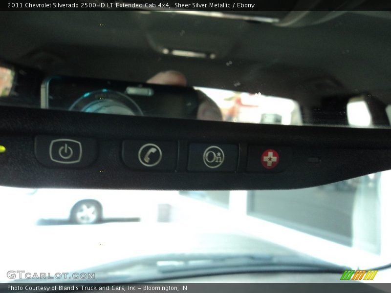 Sheer Silver Metallic / Ebony 2011 Chevrolet Silverado 2500HD LT Extended Cab 4x4