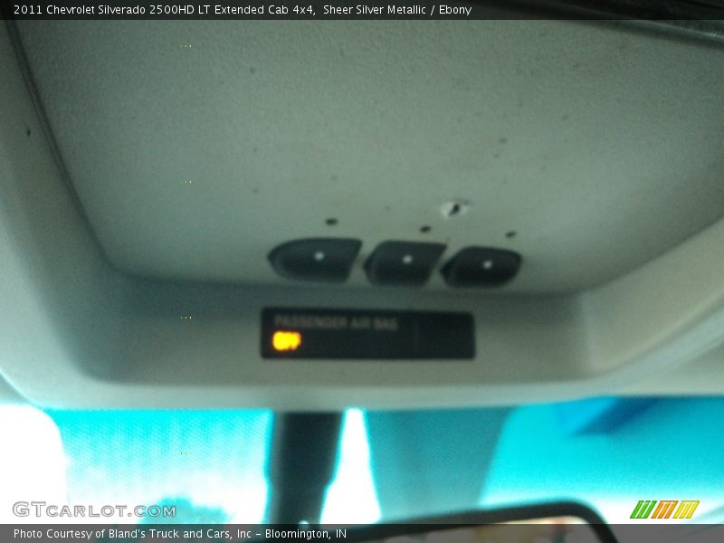 Sheer Silver Metallic / Ebony 2011 Chevrolet Silverado 2500HD LT Extended Cab 4x4