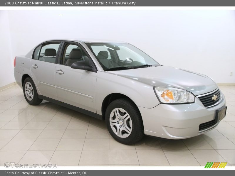 Silverstone Metallic / Titanium Gray 2008 Chevrolet Malibu Classic LS Sedan