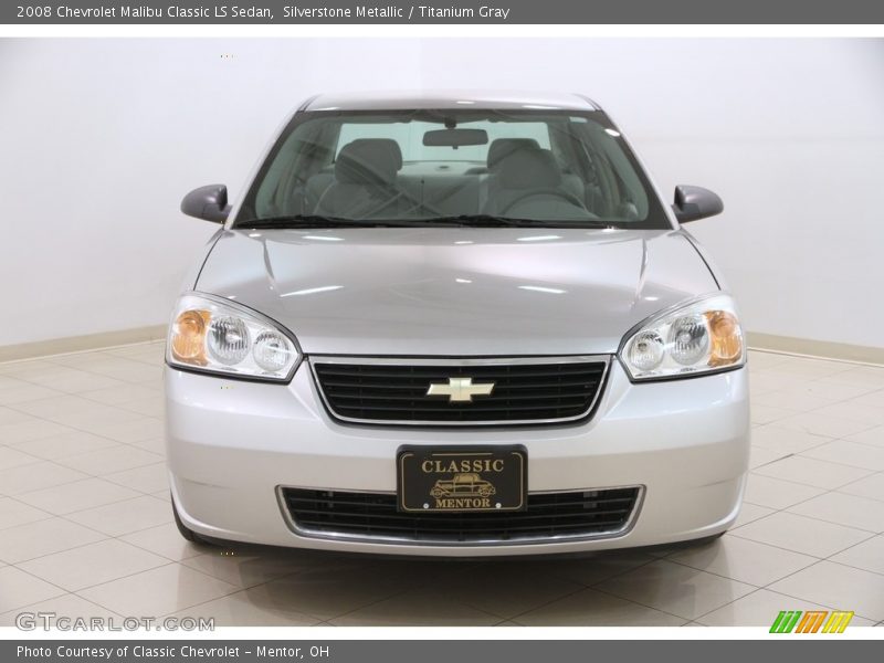 Silverstone Metallic / Titanium Gray 2008 Chevrolet Malibu Classic LS Sedan