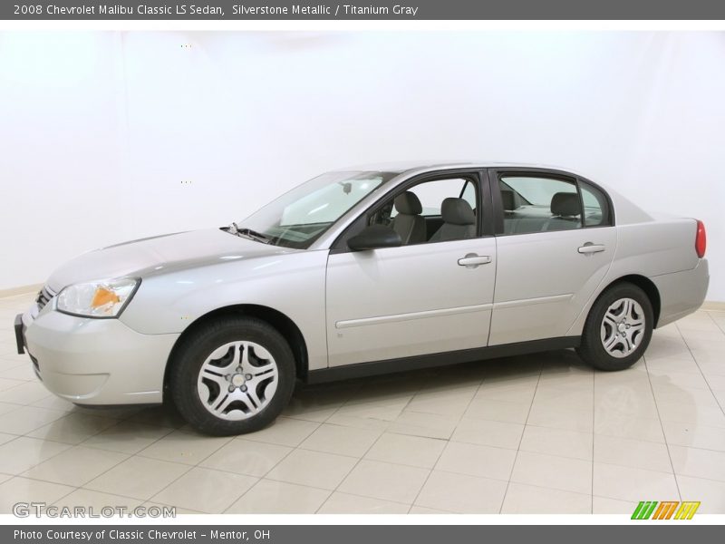 Silverstone Metallic / Titanium Gray 2008 Chevrolet Malibu Classic LS Sedan