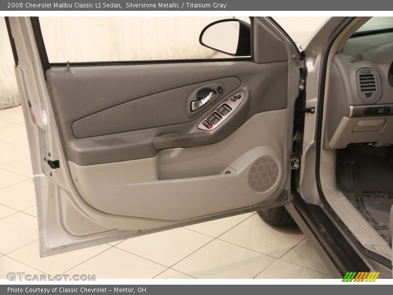 Silverstone Metallic / Titanium Gray 2008 Chevrolet Malibu Classic LS Sedan