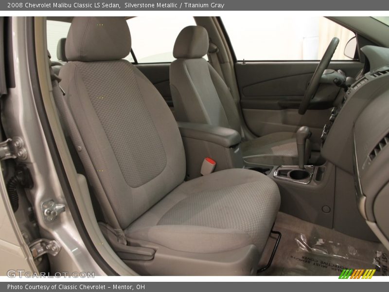 Silverstone Metallic / Titanium Gray 2008 Chevrolet Malibu Classic LS Sedan