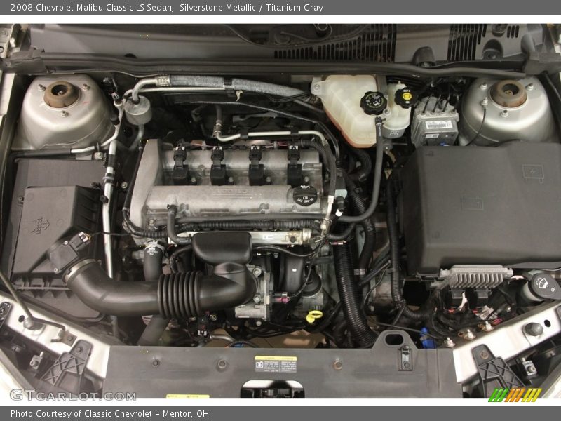 Silverstone Metallic / Titanium Gray 2008 Chevrolet Malibu Classic LS Sedan