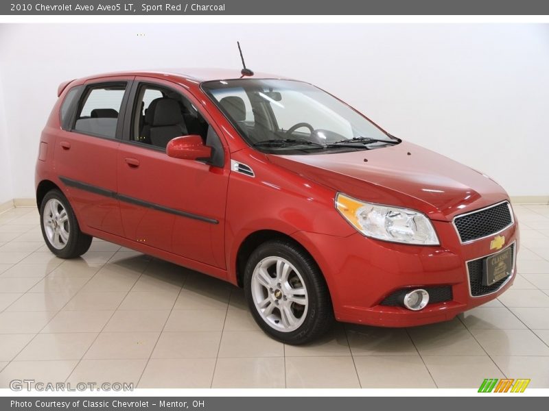 Sport Red / Charcoal 2010 Chevrolet Aveo Aveo5 LT