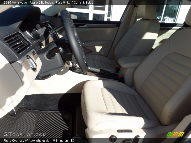 Pure White / Cornsilk Beige 2016 Volkswagen Passat SEL Sedan