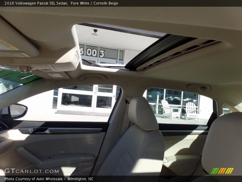 Pure White / Cornsilk Beige 2016 Volkswagen Passat SEL Sedan